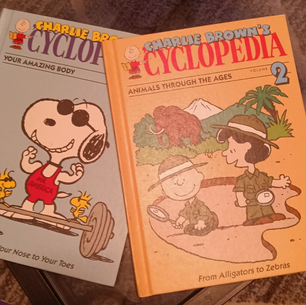 Kid books Charlie Brown encyclopedia